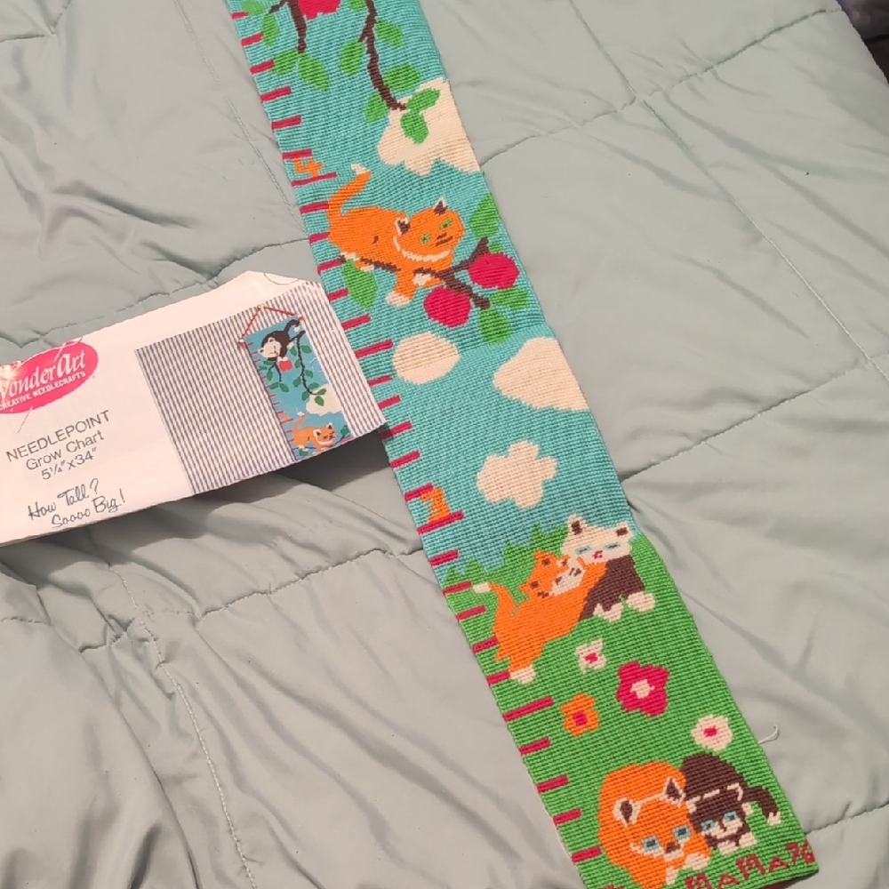 🏵️Completed Needepoint Growth Chart